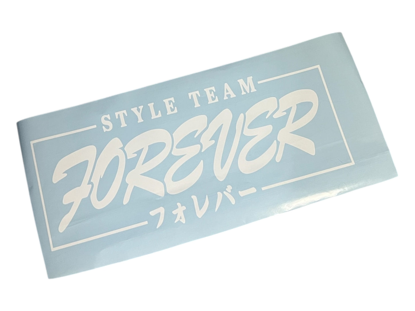 FOREVER Rear Windshield Banner